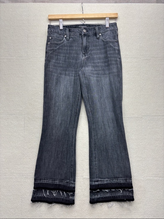 Liverpool Denim - Liverpool | Hannah crop flare Flared Jeans Layered Raw Hem 2/26 2 26